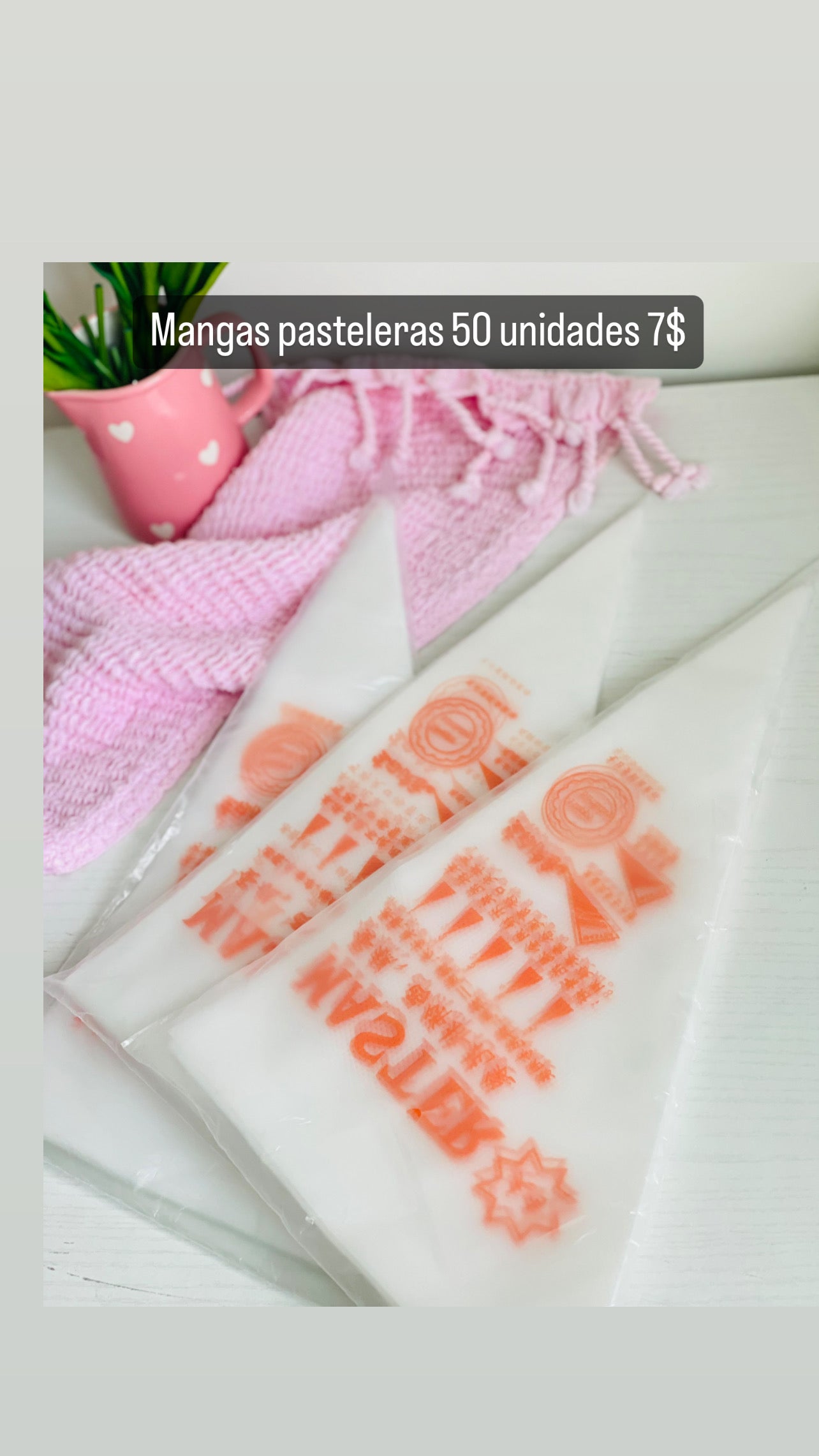 Set de 50 Mangas Pasteleras